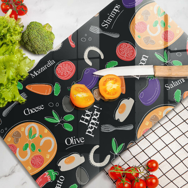 Osłona ściany przy kuchence gazowej Ilustracja jedzenie