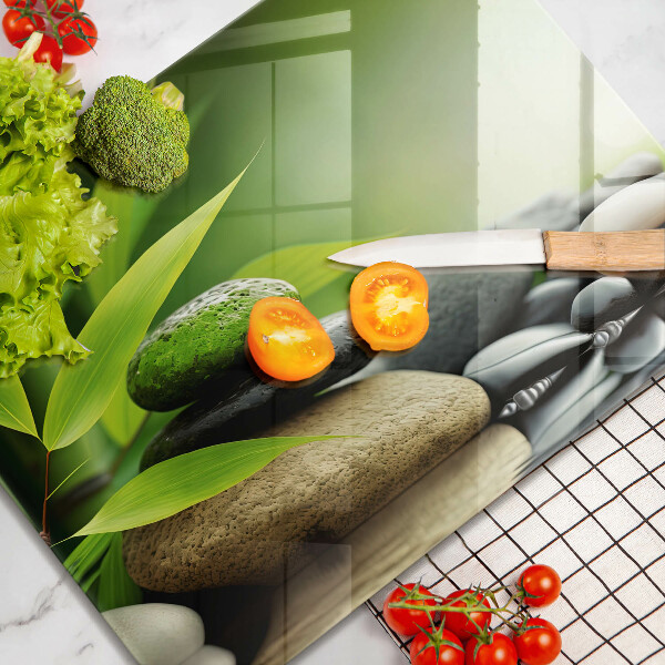 Osłona płyty indukcyjnej Zen bambus kamienie