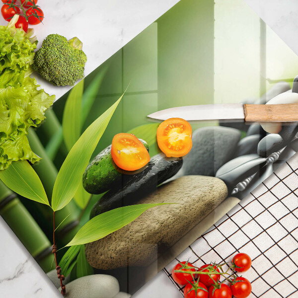 Osłona płyty indukcyjnej Zen bambus kamienie