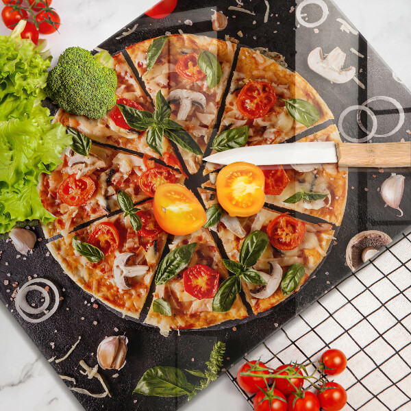 Osłona płyty indukcyjnej Pizza z pieczarkami