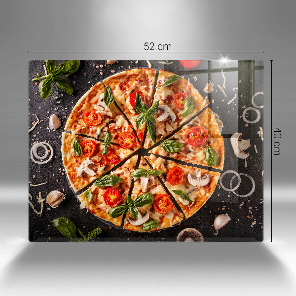 Osłona płyty indukcyjnej Pizza z pieczarkami