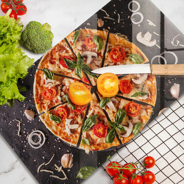 Osłona płyty indukcyjnej Pizza z pieczarkami