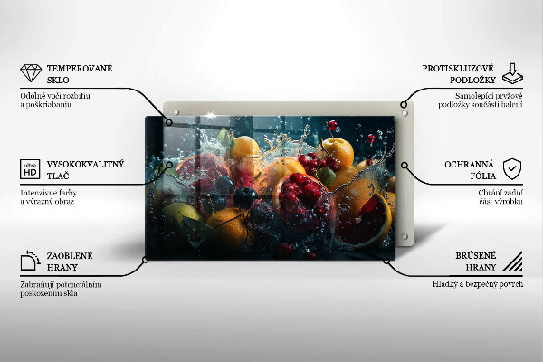 Osłona płyty indukcyjnej Owoce w wodzie