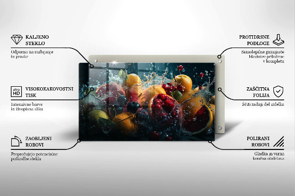 Osłona płyty indukcyjnej Owoce w wodzie