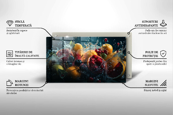 Osłona płyty indukcyjnej Owoce w wodzie