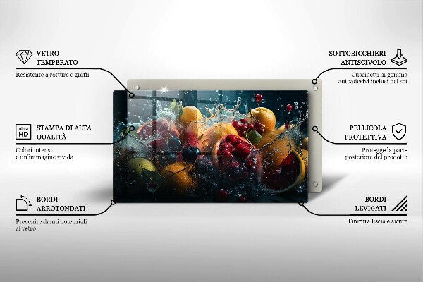 Osłona płyty indukcyjnej Owoce w wodzie