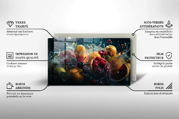 Osłona płyty indukcyjnej Owoce w wodzie