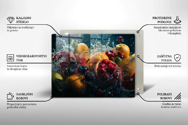 Osłona płyty indukcyjnej Owoce w wodzie