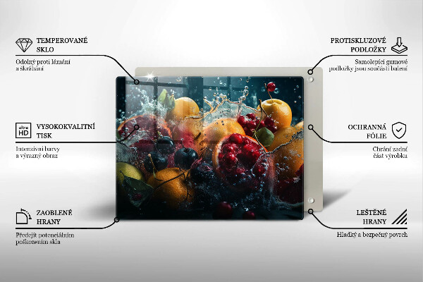 Osłona płyty indukcyjnej Owoce w wodzie