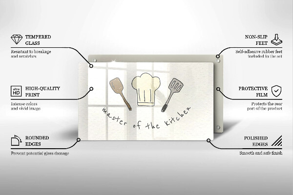 Osłona płyty indukcyjnej Master of the Kitchen