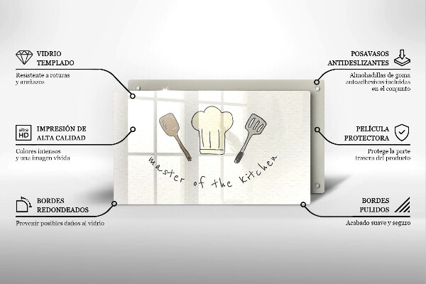 Osłona płyty indukcyjnej Master of the Kitchen