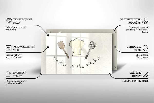 Osłona płyty indukcyjnej Master of the Kitchen