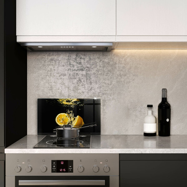 Osłona ściany przy kuchence gazowej Soczyste owoce cytryny