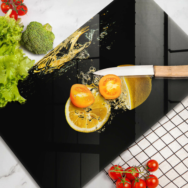 Osłona ściany przy kuchence gazowej Soczyste owoce cytryny