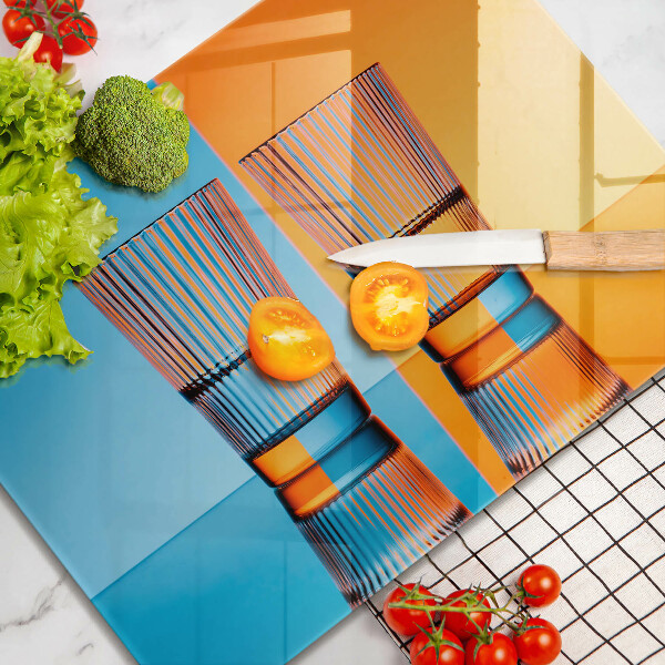 Osłona płyty indukcyjnej Dwie szklanki wody