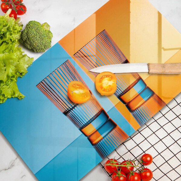 Osłona płyty indukcyjnej Dwie szklanki wody