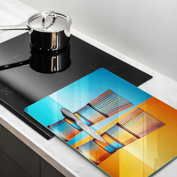 Osłona płyty indukcyjnej Dwie szklanki wody