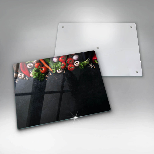 Osłona płyty indukcyjnej Kolorowe warzywa