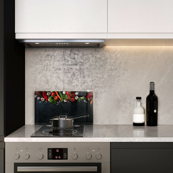 Osłona płyty indukcyjnej Kolorowe warzywa