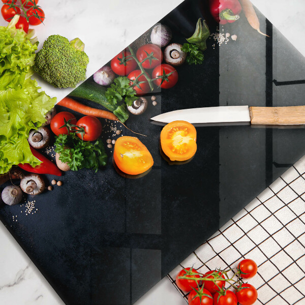 Osłona płyty indukcyjnej Kolorowe warzywa