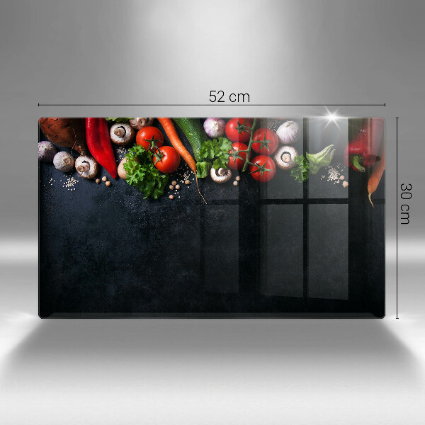 Osłona płyty indukcyjnej Kolorowe warzywa