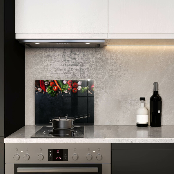 Osłona płyty indukcyjnej Kolorowe warzywa