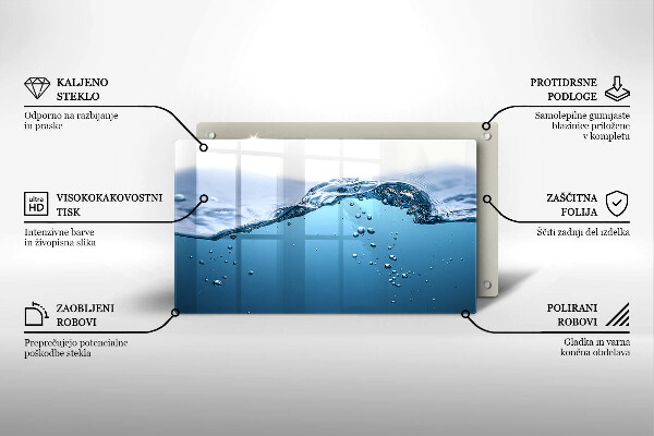 Osłona płyty indukcyjnej Błękitna woda
