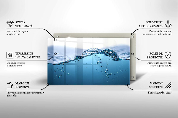 Osłona płyty indukcyjnej Błękitna woda