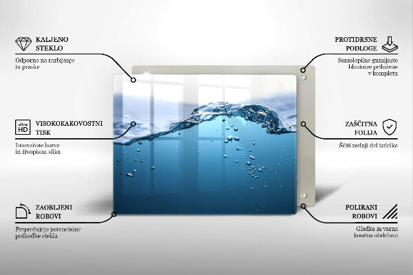 Osłona płyty indukcyjnej Błękitna woda