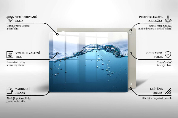 Osłona płyty indukcyjnej Błękitna woda