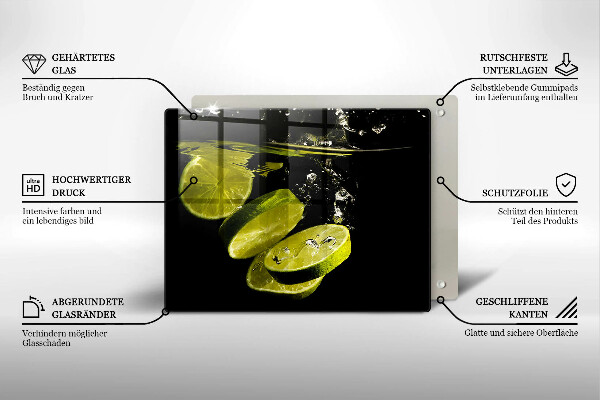 Osłona płyty indukcyjnej Limonki w wodzie