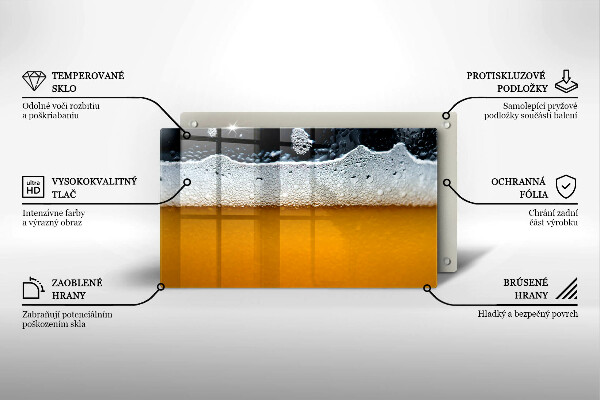 Osłona płyty indukcyjnej Napój piwo piana