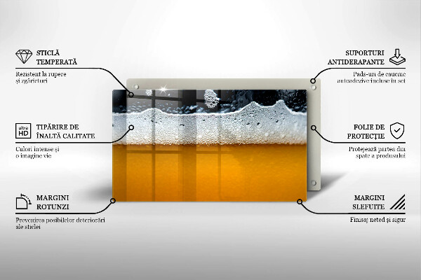 Osłona płyty indukcyjnej Napój piwo piana