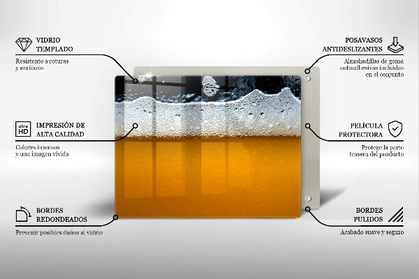 Osłona płyty indukcyjnej Napój piwo piana