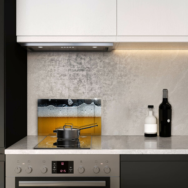 Osłona płyty indukcyjnej Napój piwo piana