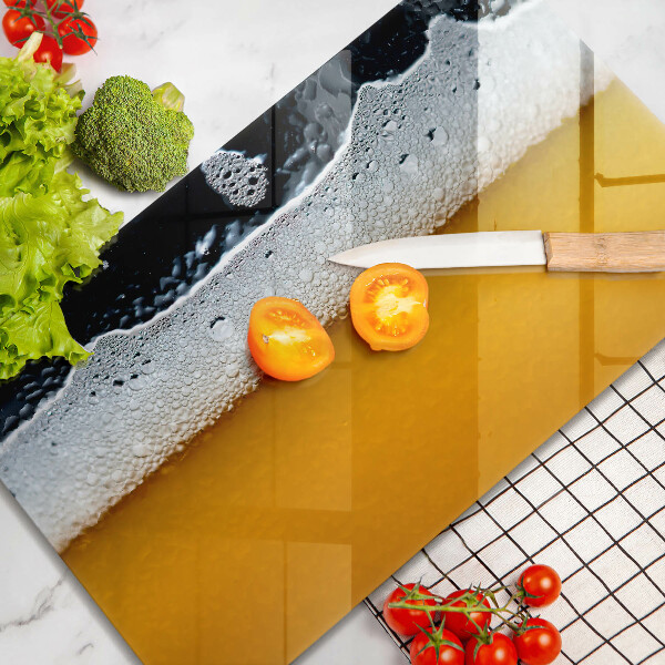 Osłona płyty indukcyjnej Napój piwo piana