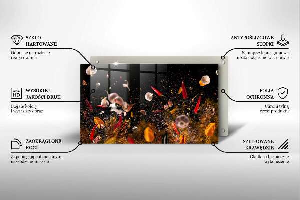 Osłona płyty indukcyjnej Ostre przyprawy