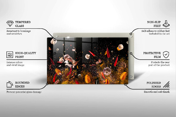 Osłona płyty indukcyjnej Ostre przyprawy