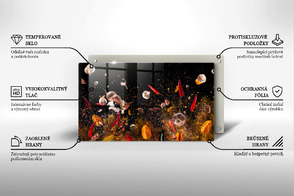 Osłona płyty indukcyjnej Ostre przyprawy