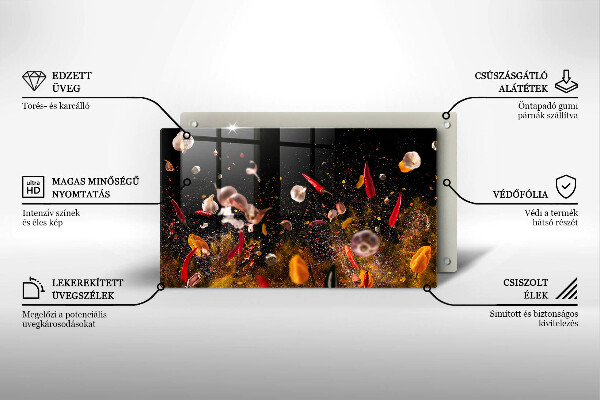 Osłona płyty indukcyjnej Ostre przyprawy