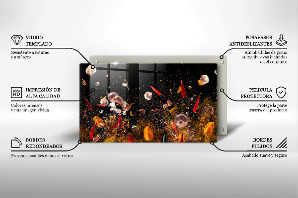Osłona płyty indukcyjnej Ostre przyprawy