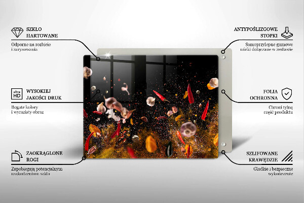 Osłona płyty indukcyjnej Ostre przyprawy