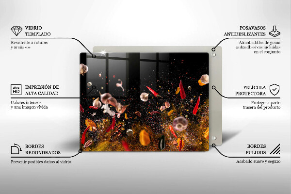 Osłona płyty indukcyjnej Ostre przyprawy