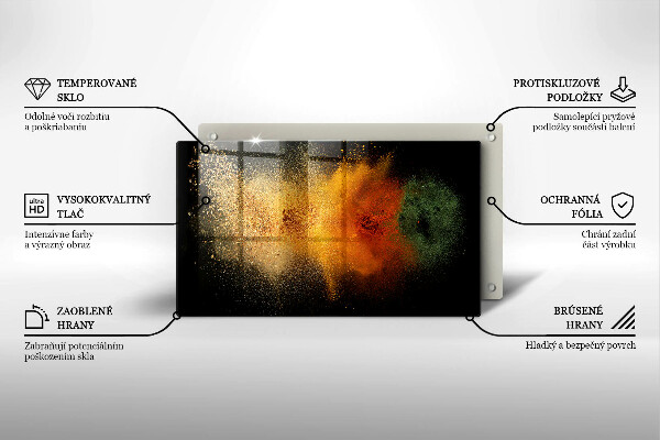 Osłona płyty indukcyjnej Kolorowe przyprawy