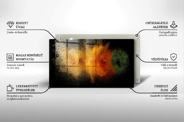 Osłona płyty indukcyjnej Kolorowe przyprawy