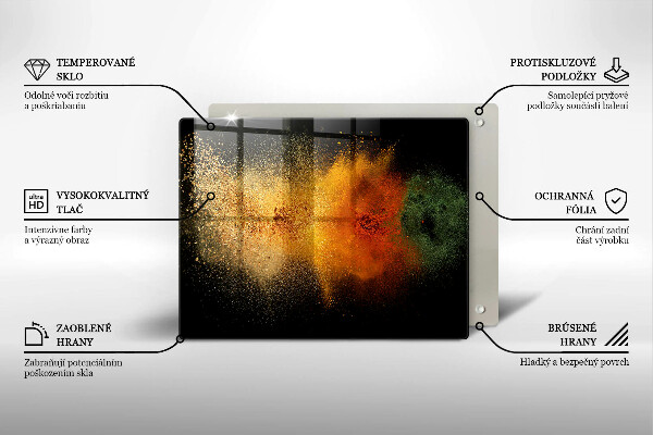 Osłona płyty indukcyjnej Kolorowe przyprawy