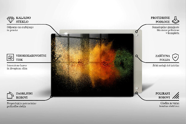 Osłona płyty indukcyjnej Kolorowe przyprawy