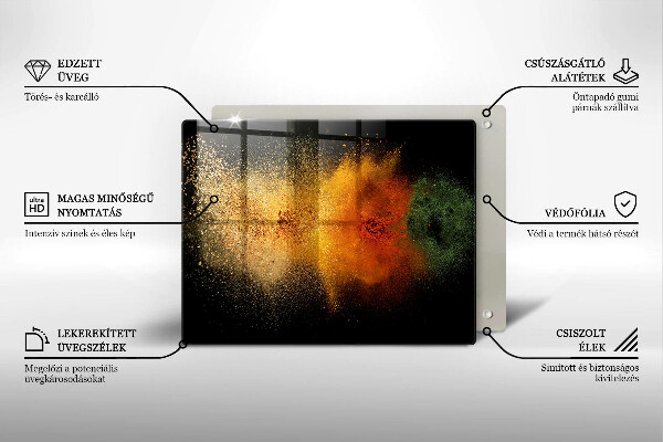 Osłona płyty indukcyjnej Kolorowe przyprawy