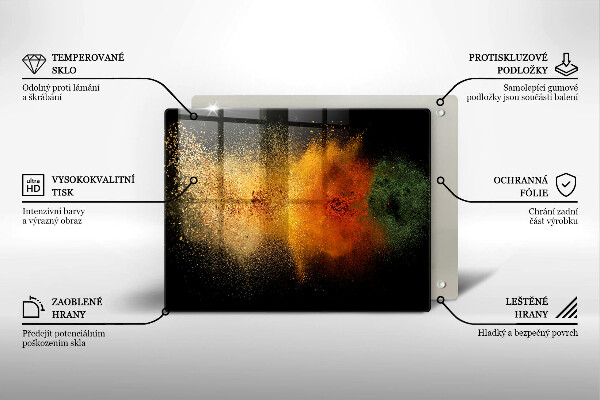 Osłona płyty indukcyjnej Kolorowe przyprawy