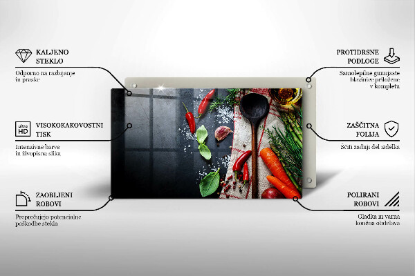 Szkło na płytę indukcyjną Kuchnia jedzenie